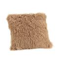 Moes Home Collection Lamb Synthetic Fur Pillow- Large - Natural XU-1005-24